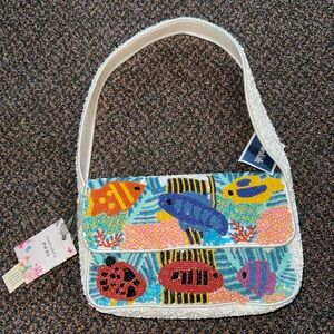 Beaded Bag Fish Handmade in India